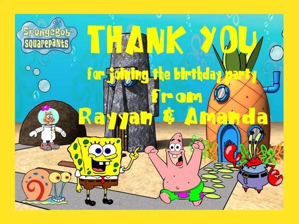 Download this Double Joy For The Boating Bash Spongebob Theme Birthday Party picture